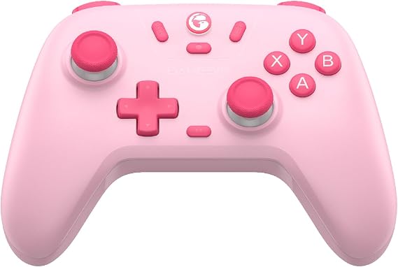 GameSir Nova Lite Wireless Controller - 2.4G & Bluetooth Gamepad for Windows PC, iPhone, Android, Switch, Steam Deck - Hole Effect Trigger, Turbo Function, Rumble Vibration T4 Nova Lite Pink