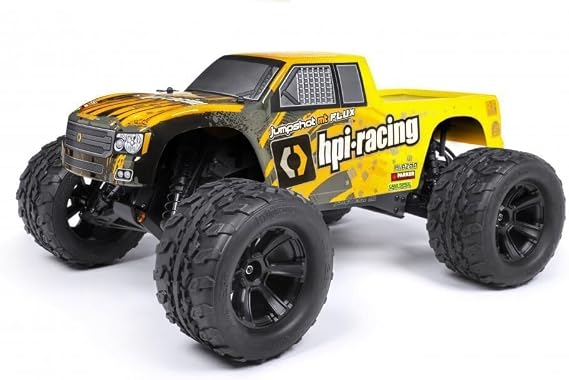 HPI Racing 160030 Jumpshot 1/10 Monster Truck Flux 2WD Grey / Yellow, RTR