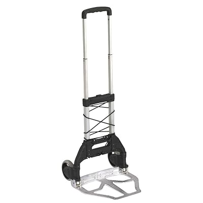 Wesco 220646 Aluminum Mini Mover Lightweight Folding Truck, 110-lb. Load Capacity, 41 Height, 17-12 Depth x 15.5 Width