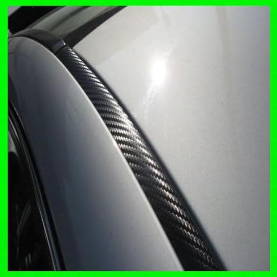fits 1997-2002 Mitsubishi Eclipse Carbon Fiber ROOF Trim MOLDINGS 2PC 1998 1999 2000 2001 97 98 99 00 01 02