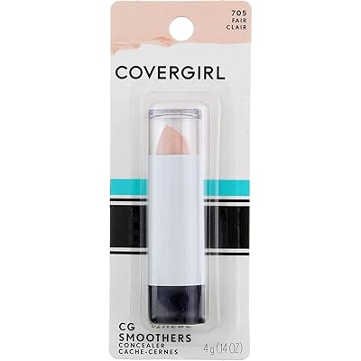 CoverGirl Smoothers Concealer, Fair [705], 0.14 oz Pack of 4