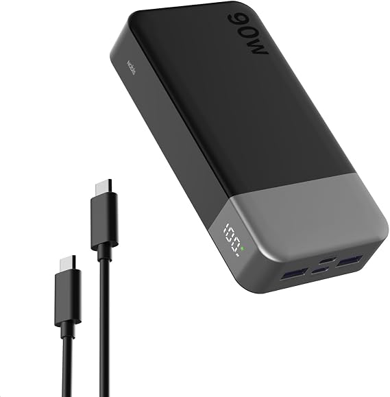 NOBIS Portable Charger 20000mAh 90W Laptop Power Bank