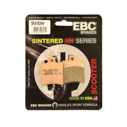 EBC SINTERED SCOOTER DISC PADS SFA101HH, Manufacturer: EBC, Part Number: 163338-AD, VPN: SFA101HH-AD, Condition: New
