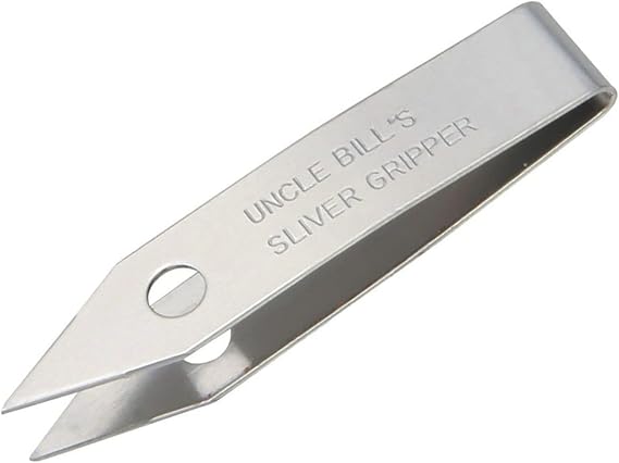 Sliver Gripper Uncle Bill's Key Chain Tweezers