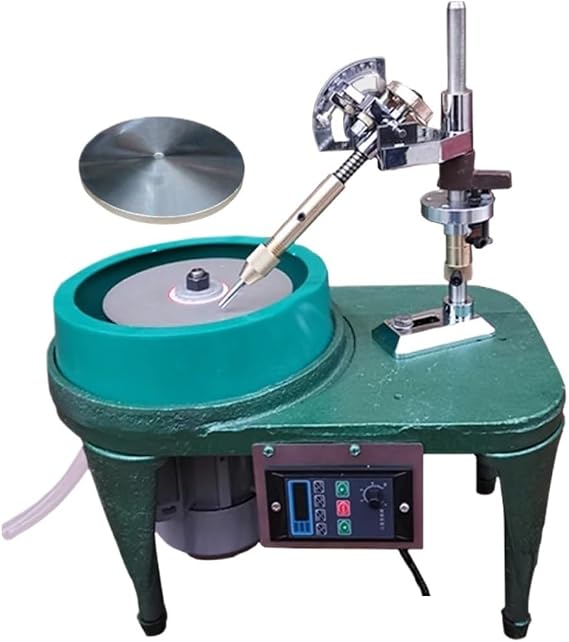 180W Faceting Machine, Polishing Flat Grinding Machine, Jewelry Jade Stone Angle Machine YY(BD) 6312 Sanding Machine(Adjustable Speed)