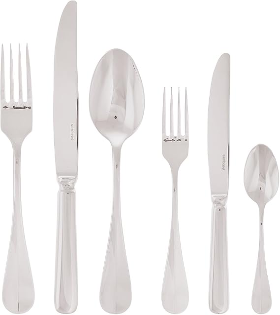 Sambonet 52586-83 Baguette Collection 36-Piece Cutlery Set, Stainless Steel