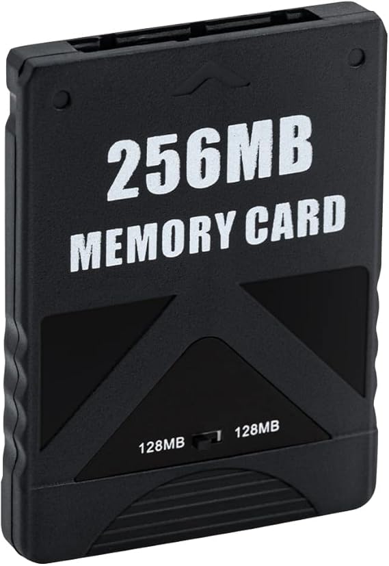Mcbazel 256MB High Speed Game Memory Card for PlayStation 2 - Black (1 Pack)