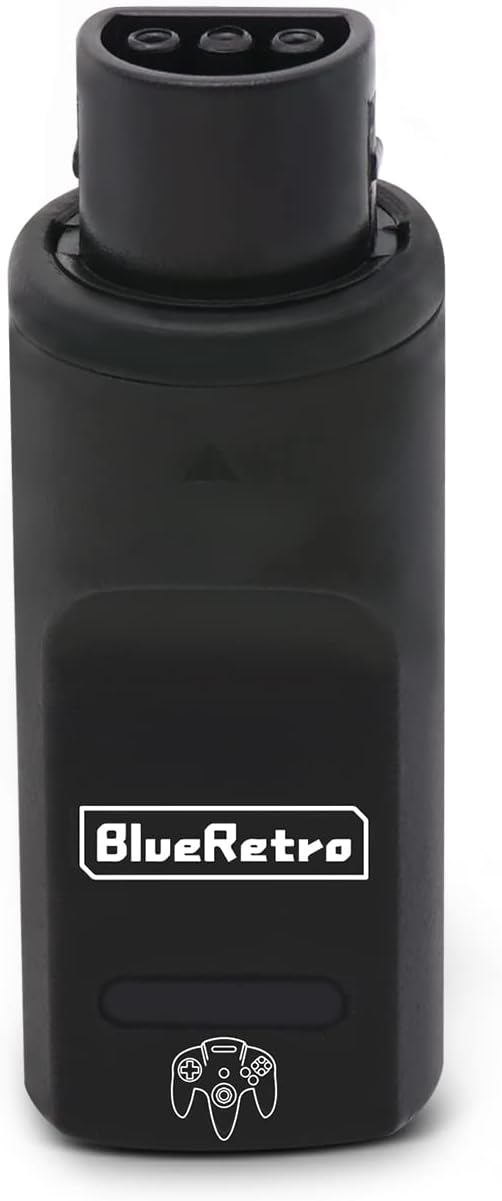 BITFUNX BlueRetro N64 Wireless Controller Adapter - Support Firmware Upgrade, Dual-Mode BT, Keymap Configuration, Compatible with PS3/PS4/PS5,Xbox One S,Series X/S,Switch Pro Bluetooth Controllers
