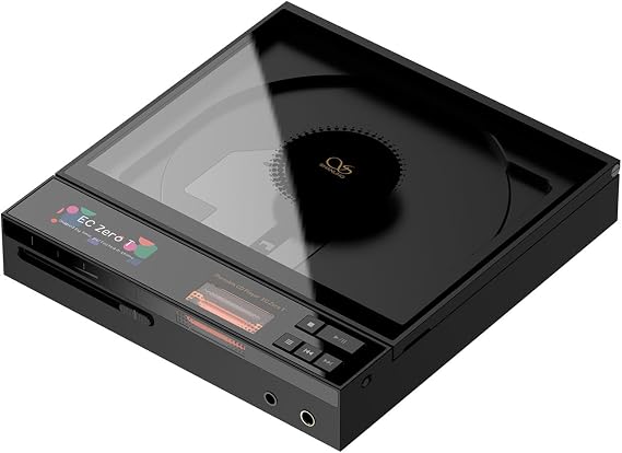SHANLING EC Zero T Portable CD Player Multifunctional HiFi CD Player with R2R DAC Dual JAN6418 Tubes,5500mAh Battery,Support CD Ripping,HD Bluetooth,768kHz/32bit,DSD512,3.5/4.4mm/Coaxial/LINE Output