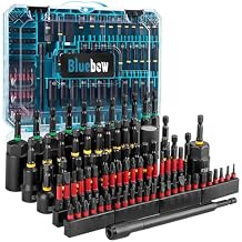 80PSC Magnetic Impact Nut Driver Set - Metric & SAE with Socket Adapters, Wing Nut Driver, Bit Holder, Universal Sockets, Quick Release Extension, Power Bits, 1/4'' Quick Change, Storage Box