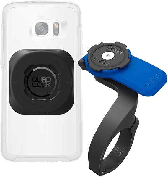 Quad Lock Out Front Handlebar Bike Phone Mount (V3) with Universal MAG Adapter