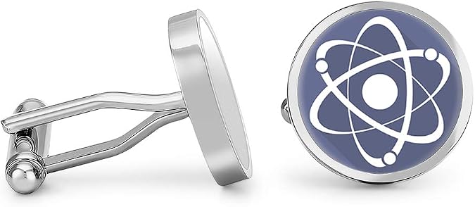 Atom Cufflinks Science Chemistry Cuff Links