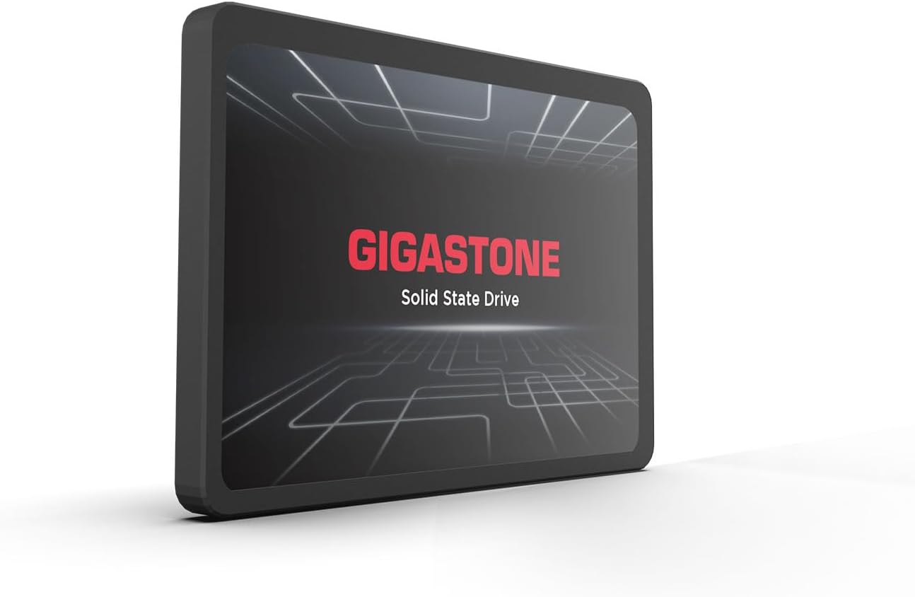 Gigastone SATA SSD 960GB 2.5 inch SSD 500MBs Upgrade Laptop PC Memory and Storage PS4 HDD Replacement 2.5 Internal Solid State Hard Drives SATA III SLC Cache 3D NAND Increase Performance