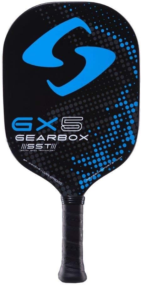 Gearbox GX5 Pickleball Paddle, Blue, 3 15/16