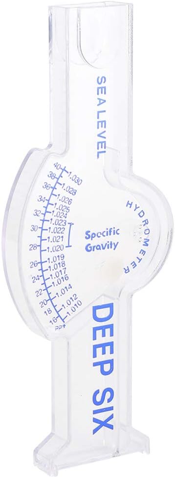 Salt Tester Aquarium Salinity Meter Acrylic Portable Special Aquaculture Aquarium High Seawater Salinity Meter Salt Measuring Tester Device
