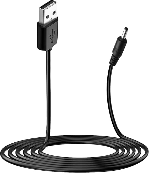 Toothbrush Charger, USB to DC 3.5 x 1.35mm Charging Cable for Electric Toothbrush Compatible with FWP11 FW-508 FW-507 FW-917, SG-508 D1 D3 D7 D8 E6 E10 E11 P11 Plus Pro TB-508 1M
