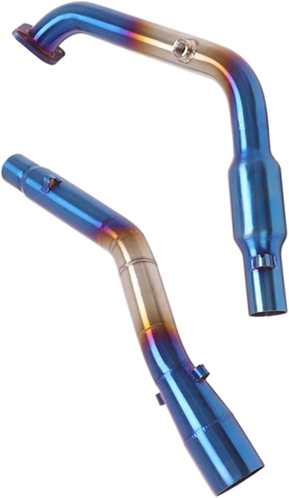 Motorcycle Exhaust System Escape Moto Modified Front Link Pipe With Catalyst For Yamaha YZF R15 V3 R125 MT125 Mt 125 2020-2021