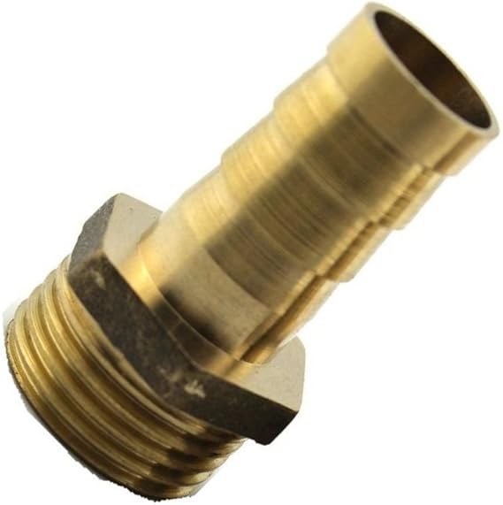 Fitting Metric M16 x 1.5 M16X1.5 Male to Barb Hose ID 5/16 8mm Brass Fuel Air Gas