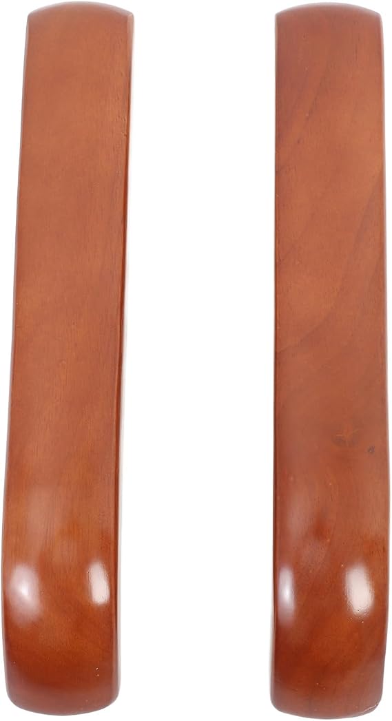 1 Pair Office Chair Armrest Covers Replacement Wooden Arm Pads Oak Armrest Cushions for Computer Chair Wheelchair