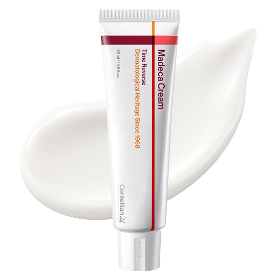 CENTELLIAN 24 Madeca Cream Time Reverse, TECA Anti-Aging Moisturizer | Korean Firming Face Moisturizer with TECA and Centella for Elasticity, Deep Hydration and Skin Barrier Care, 1.69 fl oz