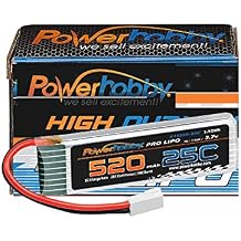 Powerhobby 1S 3.7V 520MAh 25C Lipo Battery Associated Enduro24 Crawler