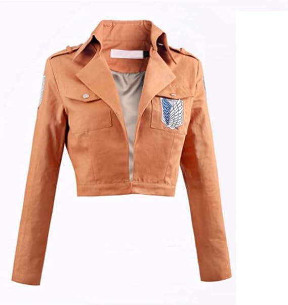 Eren Jaeger Levi Cosplay Costume Short Jacket/Levi Cosplay Suits Survey Corps Cloak/Full Set for Halloween Party
