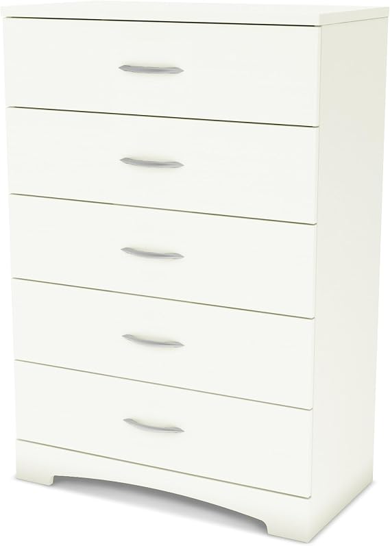 South Shore Step One 5-Drawer Chest, Pure White