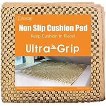 Cushion Grip Keep Couch Cushions from Sliding - Non Slip Couch Underlay Pad, Stop Sofa Cushions from Sliding (24" x 24")- 3 Pack