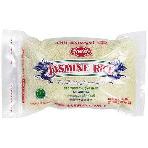 Dynasty Jasmine Rice, 2 Pound (Pack of 12)
