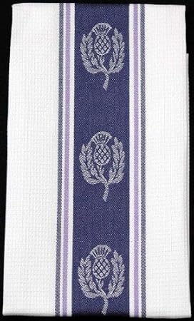Tea Towel in a Scottish Thistle Design