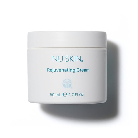 Nu Skin Rejuvenating Cream | Moisturizer for Dry Skin | 1.7 Fl Oz | 1 Pack | Hyaluronic acid formula with moisture-binding technology | Quick-absorbing, non-greasy | Day & night use