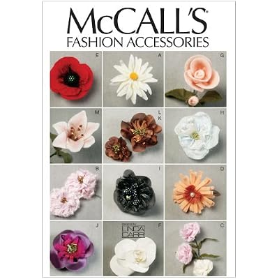 McCall Patterns M6523 Flowers, One Size