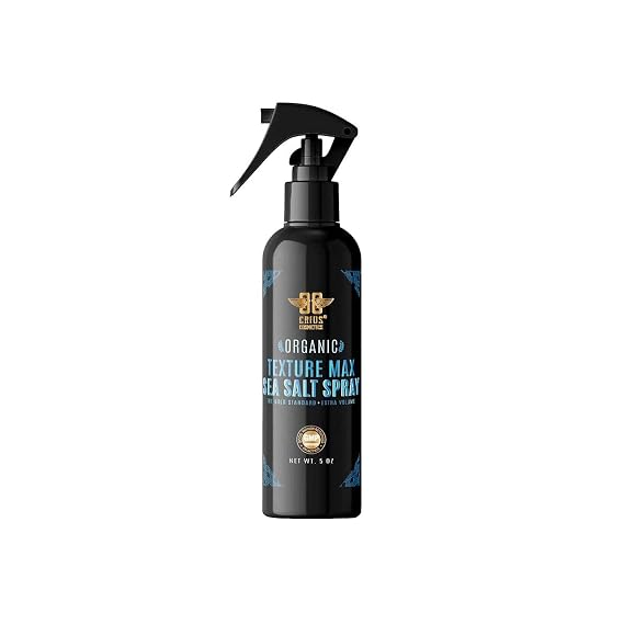 Texture Max Sea Salt Spray for Hydrating & Volumizing Hair, Infused with Organic Sea Kelp, Suitable for All Types of Hair, Sea Salt Spray with UV Protection- 8 Fl Oz.