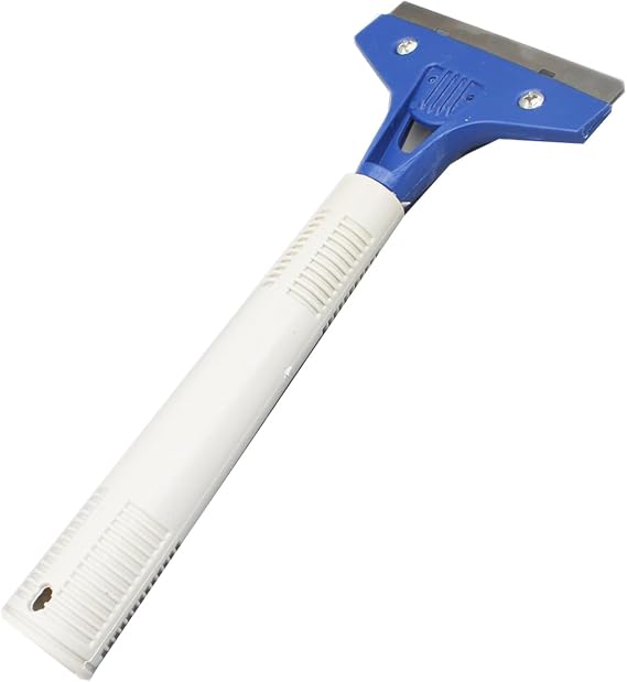 Razor Blade Scraper, 4 Paint Scraper Tool, Floor Scraper Remover for Window Tile Glass Windshield Tile Granite Wall Cleaning Hand Tool, Gum Cleaning
