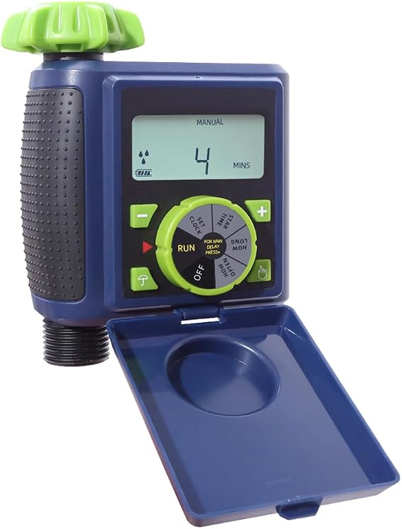 Water Timer Garden Controller Sprinkler Automatic Irrigation | LCD Electronic Solenoid Valve