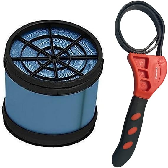 Caterpillar 269-7041 Engine Air Filter w/IHD Strap Wrench Bundle (1)