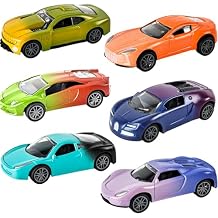 6 Pcs Color Changing Cars Color Change Bath Toys Cars Toy in Water Vehicles Toy for Kids Toddlers Car Goodie Bags Fillers Party Favors