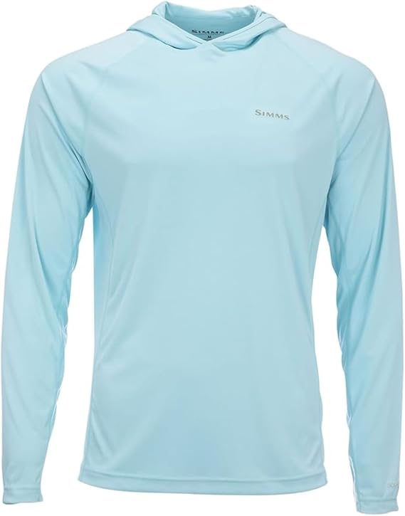 Simms SolarFlex UPF 50+ Shirt - Premium Sun Protection Hoodie for Men, Lightweight, Quick-Dry, Breathable Outdoor Apparel for Men (Laguna, XX-Large)