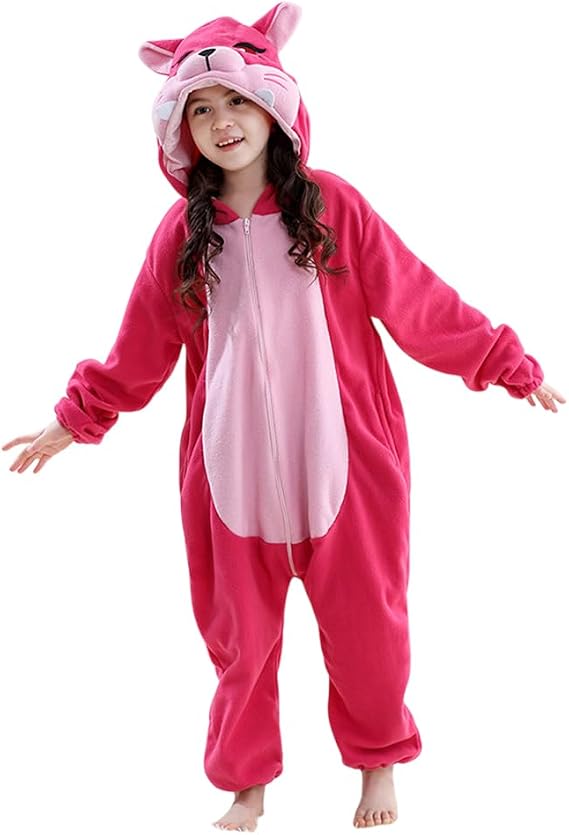 Cute Kigurumi Pajamas, Kids, Fluffy Pajamas, Boys, Girls, Halloween Costume, Spring, Autumn, Winter, Room Wear, Warm, Fun