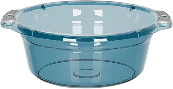 Plastic Wash Basin, Dish Basin with Handles, Kitchen Dish Wash Basin, Portable Dish Tub for Household Bathroom Kitchen Laundry Use, Multi Purpose (M)
