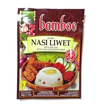 Bamboe Bumbu Nasi Liwet West Java Fragrance Spice Mix, 50 Gram Pack of 1