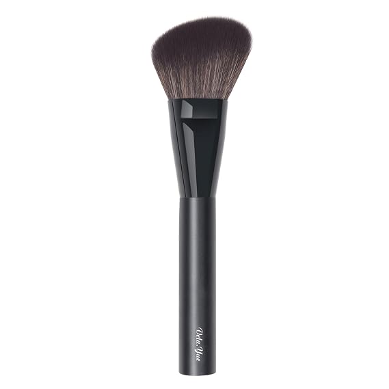 Angled Blush Makeup Brush | Soft Brush for Face Cheeks Blusher Bronzer Highlighter Powder Contour Seamless, Streak-Free Finish