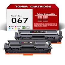 067 Black Toner Cartridge Compatible for Canon 067 067H CRG-067 Work for ImageClass MF656Cdw MF654Cdw MF653Cdw MF652Cdw LBP632Cdw LBP633Cdw LBP630C Printers| 067 Black 2 Pack