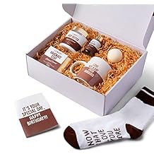 Birthday Gift Box, Personalized Gift for Men, Funny Thank You Gifts for Her & Him, Inspirational Gifts for Mom, Wife Sister Coworker Best Friend, Happy Birthday Spa Gift Basket, Self Care