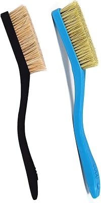 TWO STONES Climbing & Bouldering Brush with Natural Firm Boars Hair Bristles and Durable Handle, Climbing Chalk Brush Designed for Ultimate Performance on Climbing Wall Indoor or Outdoor