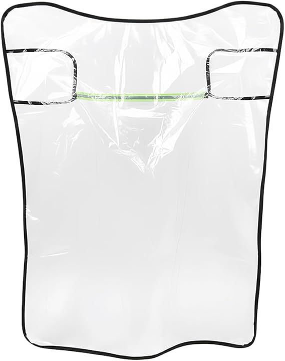 Motorcycle Windshield - Quick-Install Thick Guard, Universal Motorbike Wind Deflector Screen, Heavy Duty Weather Protection for Winter, durabll Electric Scooter Shield | for Men Women and Family