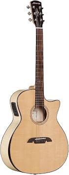 Alvarez AGFM80CEAR Artist Elite 80 Grand Auditorium Acoustic-electric Guitar with Bevel Armrest - Natural