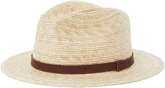 Brixton Mens Messer Straw Fedora