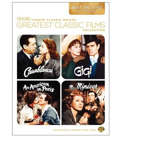 TCM Greatest Classic Films Collection: Best Picture Winners Casablanca  Gigi  An American in Paris  Mrs. Miniver