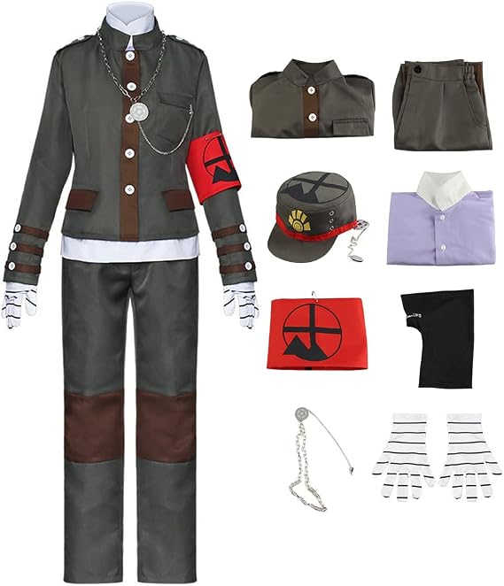 Korekiyo Shinguji Cosplay Costume Uniform Hat Outfit Halloween Full Set